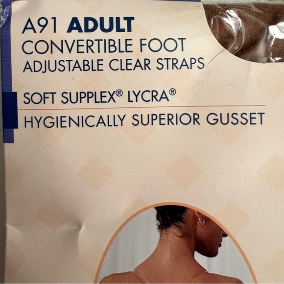 New with tags Body Wrappers Total stretch full body dance tights in Sun Tan. - Picture 5 of 5